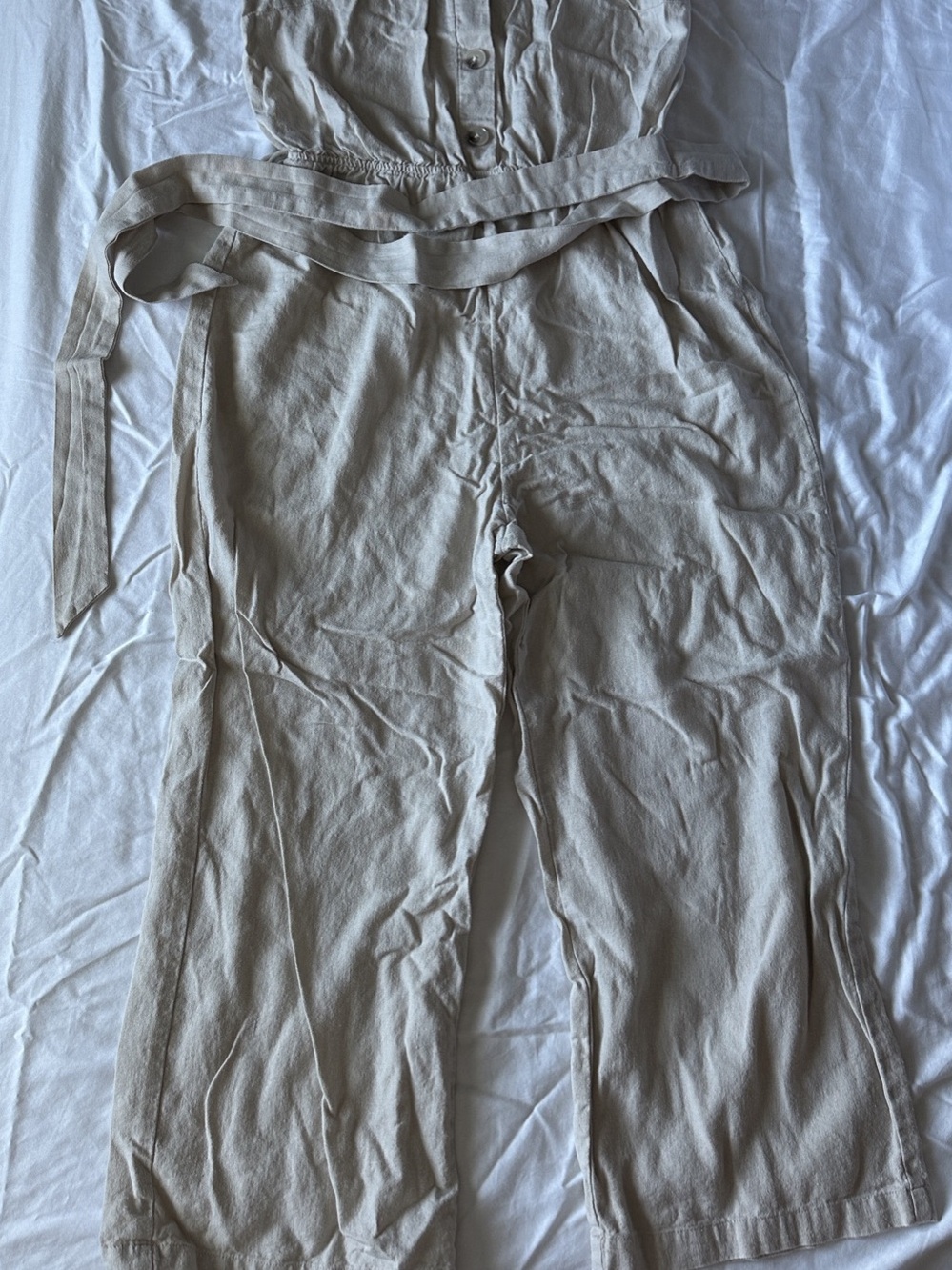 NWOT Dynamite Beige Jumpsuit